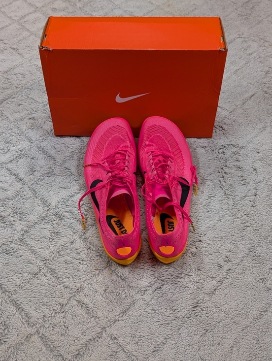 Nike ZoomX Dragonfly Hyper Pink Black Track Field Spikes Mens 12 CV0400-600 NEW main image 2